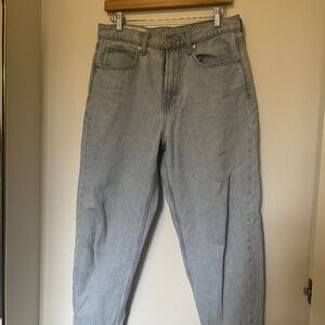 GAP high rise barrel jeans